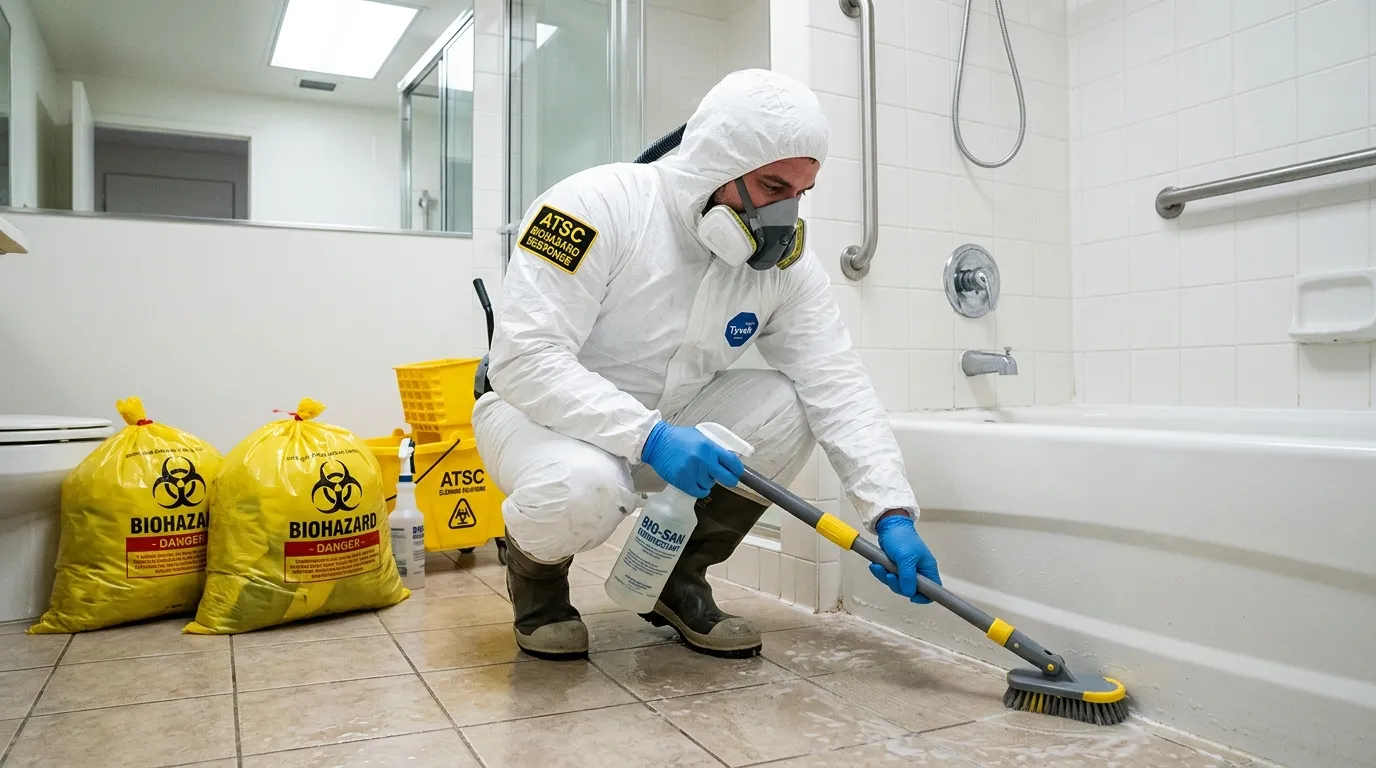 Decontamination equipment deployed for Blood Cleanup in Fort Pierce South